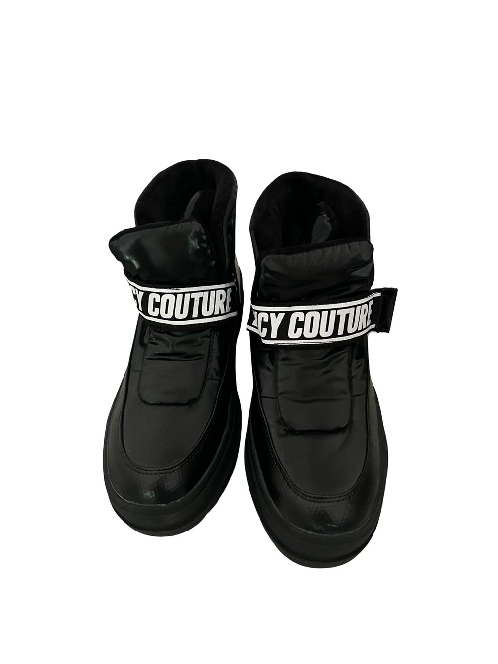 Juicy Couture Veronica Black Platform Winter Boots Size 8 Puffer Snow - Picture 3 of 5